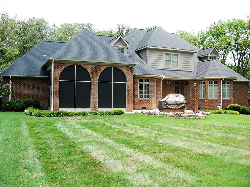 Custom screen room installation by ATC Sunrooms Knoxville TN
