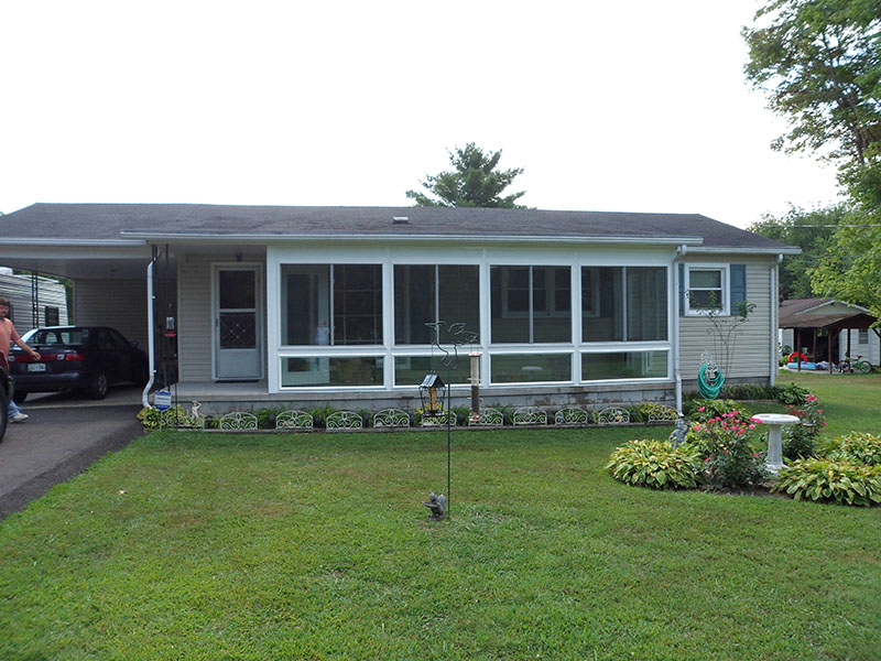 Screened porch with roofing by ATC Sunrooms Knoxville