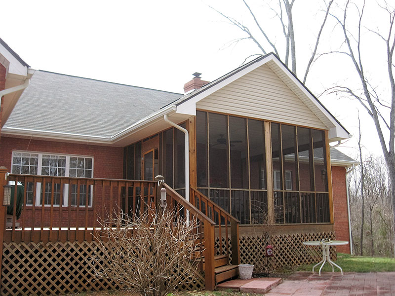 Custom screened porch by ATC Sunrooms Knoxville