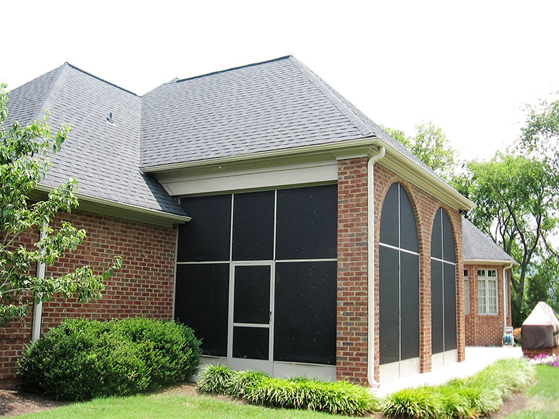 Screened porch addition completed by ATC Sunrooms
