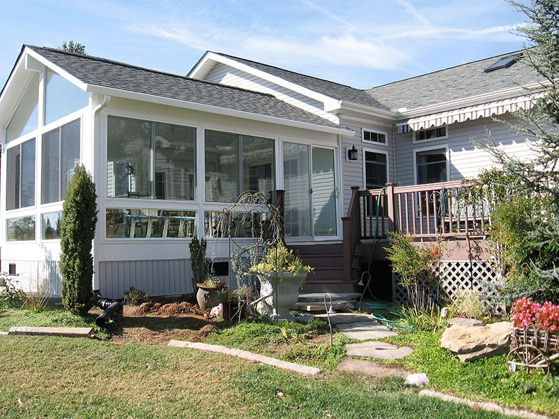 Custom sunroom with aluminum framing by ATC Sunrooms Knoxville