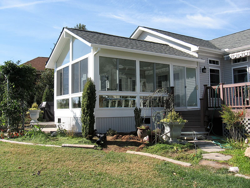 Sunroom addition project by ATC Sunrooms Knoxville TN