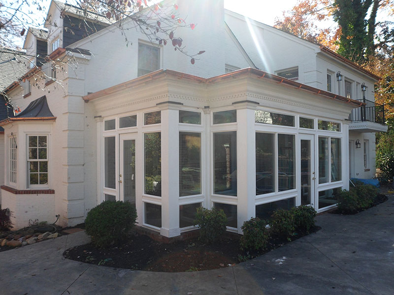 Custom sunroom installation by ATC Sunrooms East Tennessee