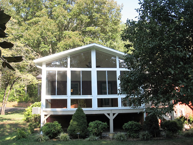Three-season sunroom project by ATC Sunrooms Knoxville TN
