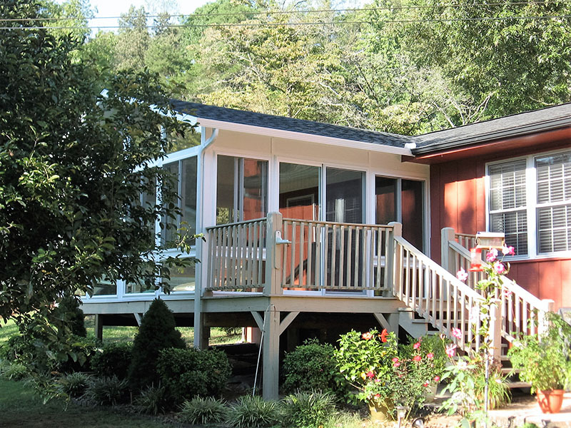 Sunroom addition with cathedral ceiling by ATC Sunrooms